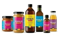 Rótulos personalizados para embalagens.